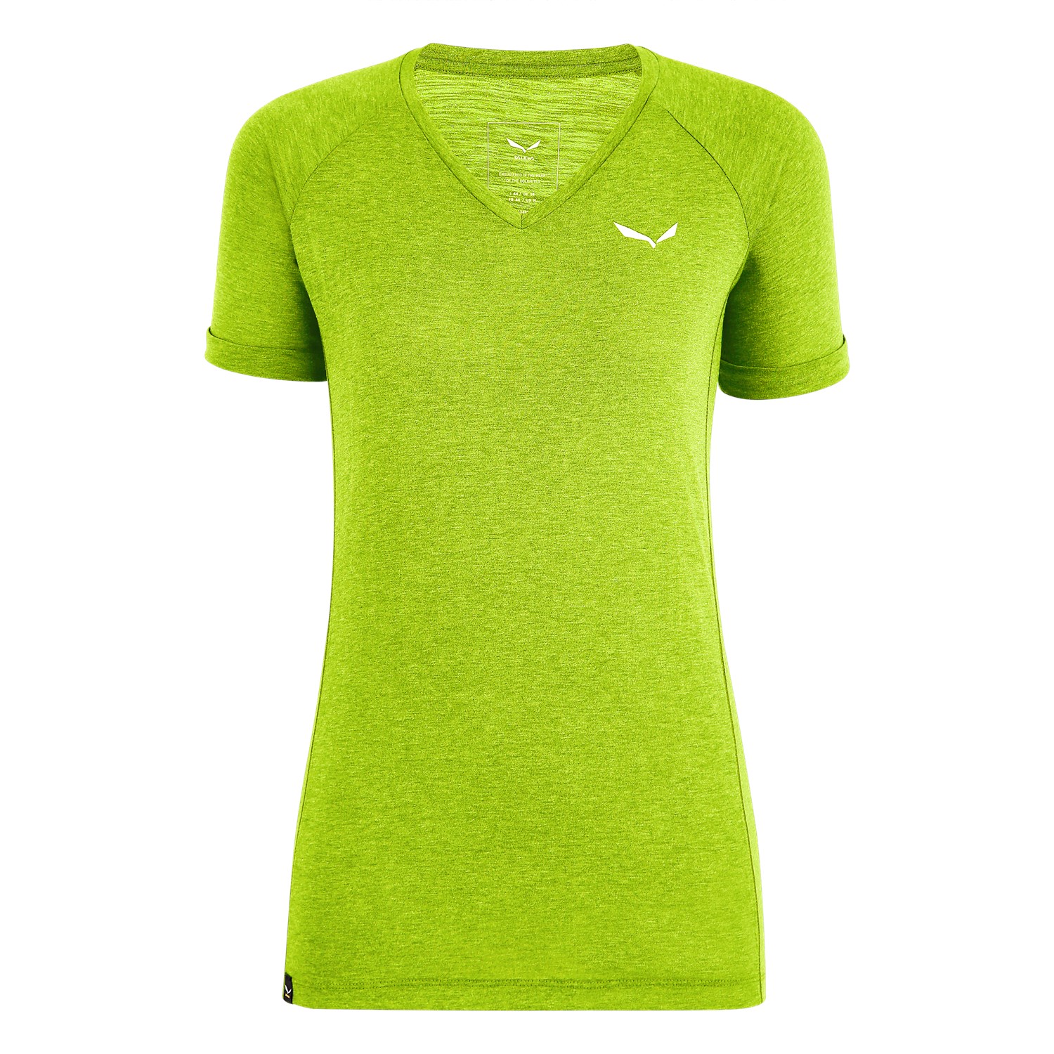 Camisetas Salewa Puez Melange Dry V-Neck Mujer Verdes Mexico (LX7952036)